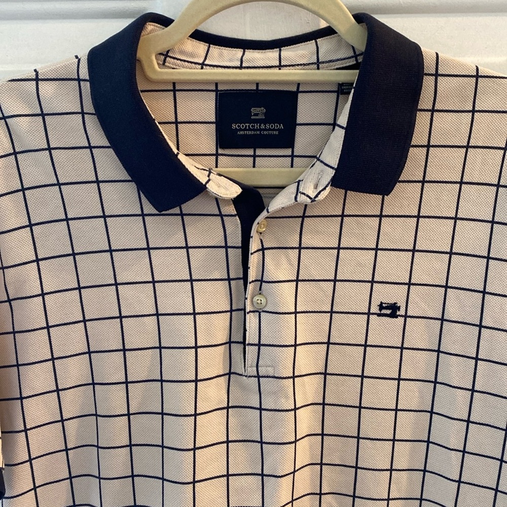 Scotch & Soda Men’s Polo Shirt. Size Large